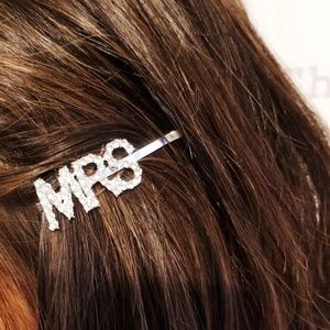 MRS rhinestone hair pin